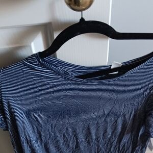 Blue striped tee from Old Navy